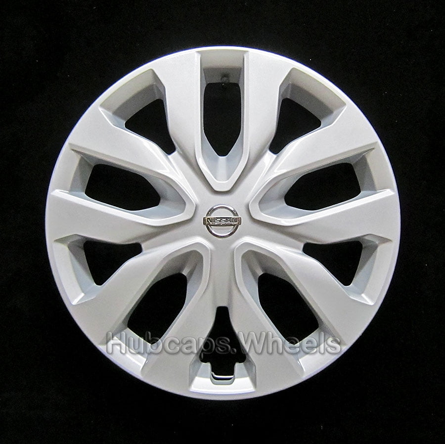 17 inch SW Silver Spyder Look Design Car Wheel Trims Hub Cap Covers Set