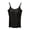 Black, variant on Qiopertar Solid Color Camisole for Women with Built-in Bra Padded Seamless Tank Tops Casual Comfy Stretchy Round Neck Sleeveless, Silver XL