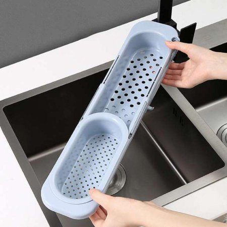 telescopic sink organizer