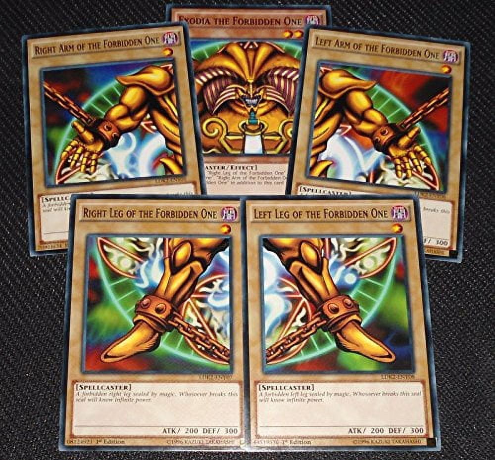 exodia Yugioh Exodia The Forbidden One - Legendary Decks II Complete Set  LDK2ENY04-08 TCG Original Collection - Walmart.com