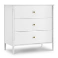 thumbnail image 5 of Delta Children Lily 3 Drawer Dresser with Interlocking Drawers, Bianca White, 5 of 14