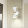 thumbnail image 3 of Warehouse of Tiffany Smithy 7 Inch Matte Finish Adjustable Arm Wall Sconces, 3 of 5