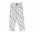 thumbnail image 4 of Goofa Colorful Geometric Printed Soft Pajama Pants for Women, Wide Leg Comfy Casual Lounge Yoga Pants-Large, 4 of 9