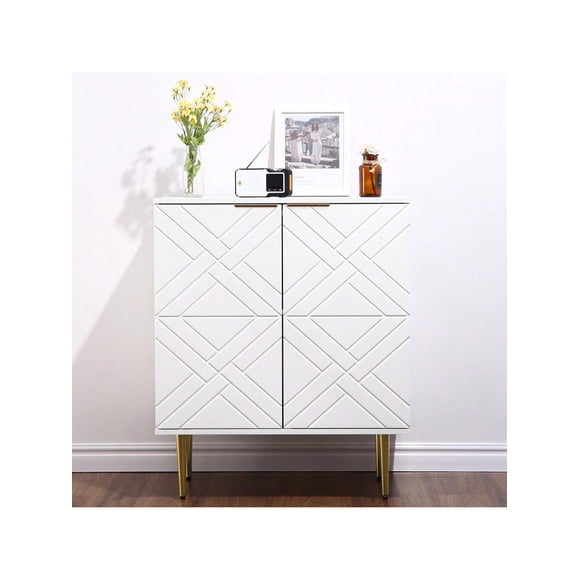 Eastvita 29-Inch Storage Cabinet with Doors - Adjustable Shelf/Modern Kitchen Buffet Cabinet/Sideboard//Coffee Bar Cabinet for Kitchen/Dining Room//Hallway