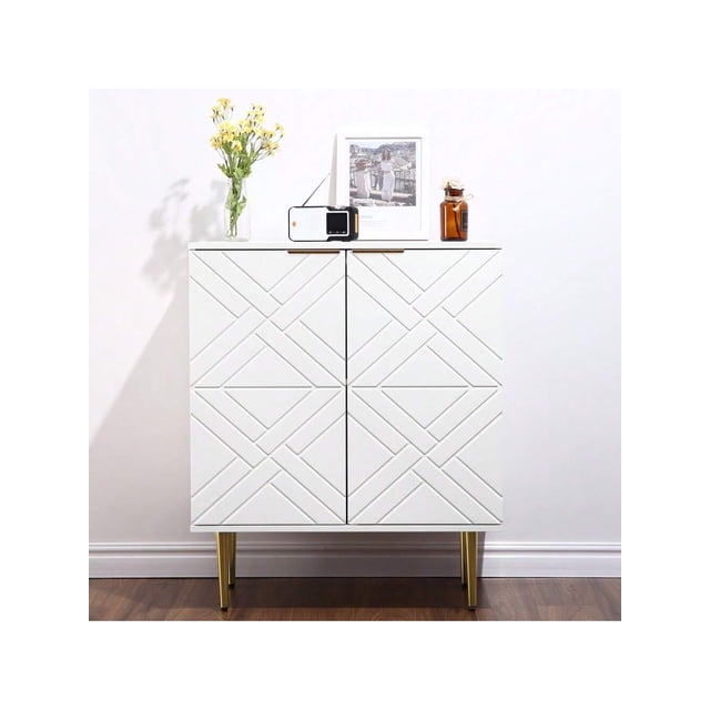 Eastvita 29-Inch Storage Cabinet with Doors - Adjustable Shelf/Modern Kitchen Buffet Cabinet/Sideboard//Coffee Bar Cabinet for Kitchen/Dining Room//Hallway