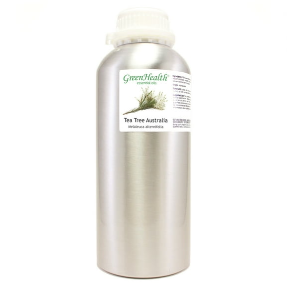 Tea Tree (Australia) Essential Oil – 32 fl oz (946 ml) Aluminum Bottle w/Plug Cap – 100% Pure Essential Oil