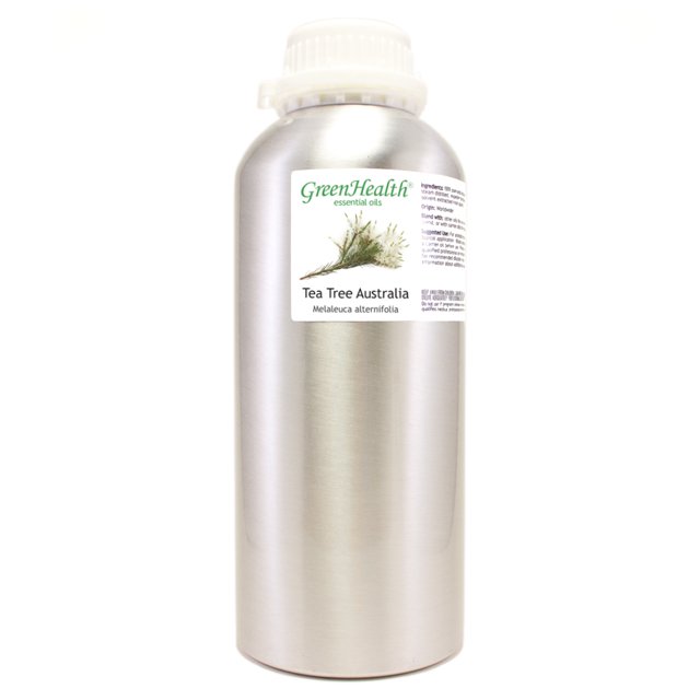 Tea Tree (Australia) Essential Oil - 32 fl oz (946 ml) Aluminum Bottle w/Plug Cap - 100% Pure Essential Oil