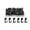 B, variant on TIELUTT Heavy Duty Wall Hooks Pins for Hanging Pictures Photo Hangers for Wall with Clips Double Stick Tape for Clothes Sticky Hooks for Pictures on Wall Door Holder Rack Shower Hooks for Loofah