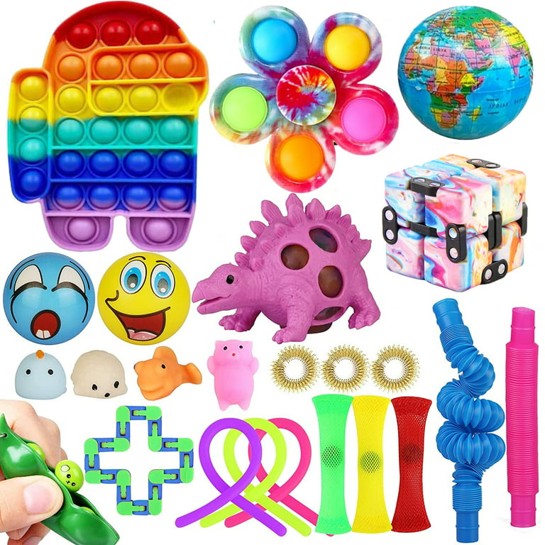 24 Pieces Fidget Toys Set Bundle Fidget Toys Sets, Stress Relief