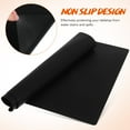thumbnail image 4 of OUNONA Black Silicone Desk Mat Nonslip Table Protector for Office Home Workspace, 4 of 7