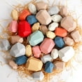 thumbnail image 3 of MesaSe 36Pcs Stacking Balancing Stone Colorful Wooden Building Blocks Balancing Stone, 3 of 7