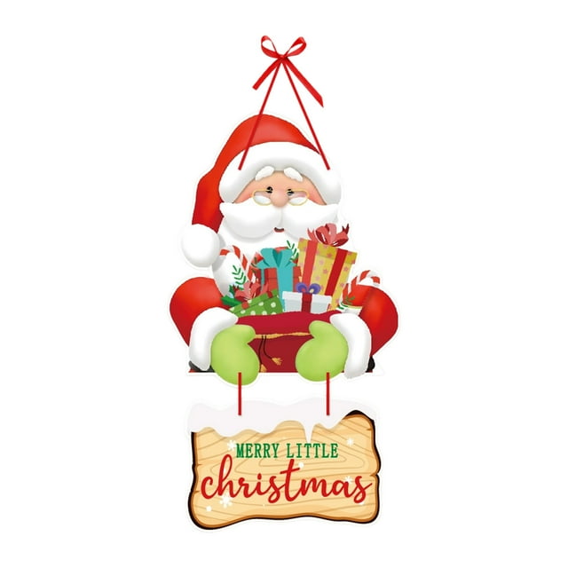 Outdoor Christmas Decorations Christmas Indoor Outdoor Decorations Hanging Christmas Sign Christmas Door Decorations Christmas Winter Decorations for Home Party Outdoor Christmas Lights