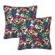 thumbnail image 1 of Fundas de almohada de Mario, paquete de 2 fundas de almohada para sofá cama, sala de estar, 18" x 18", 1 of 8