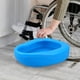 thumbnail image 3 of Orinal portátil de plástico para pacientes postrados en cama (azul), 3 of 8