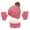 Hot Pink, variant on UngA 3Pcs Kids Hat Scarf and Snow Gloves Set, Winter Knit Warm Soft Pom-Pom Beanie Outdoor for Boys Girls and Toddlers (Red,1-5 Years)