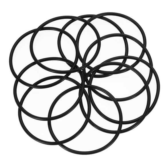 10 Pack AS-232 Nitrile O-rings 70 Durometer 2-3/4" ID, 3" OD, 1/8" Width