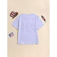 thumbnail image 3 of 4th of July Family Matching Outfits Mommy and Me Matching Tees Tops Short Sleeve American Flag T-Shirts/Shorts Set Summer Clothes, 3 of 7