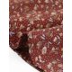 thumbnail image 5 of Agnes Orinda Women's Plus Size Square Neck Smock Waist Floral Peplum Blouse Burgundy 3X, 5 of 6