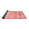 thumbnail image 2 of Ahgly Company Indoor Round Solid Red Modern Area Rugs, 7' Round, 2 of 4