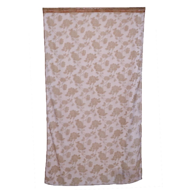 Panel de Cortinas de Ventana Múltiples Bufanda Decoración de marrón