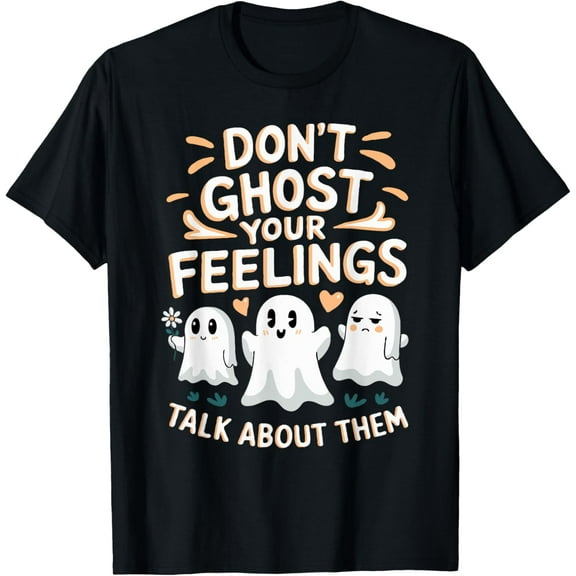 Don't Ghost Your Feelings Halloween Gifts For Holiday Vintage T-shirt