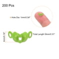 thumbnail image 2 of Unique Bargains 200pack Open Bead Tips Knot Covers for Jewelry Making DIY Crafts, Green, 2 of 5
