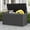 Black, variant on Uforic Lockable 100 Gallon Resin Deck Box, Heavy-Duty Weather Resistant Outdoor Storage Chest, Versatile Storage Solution for Patio Accessories and Daily Essentials,Dark Gray