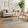 thumbnail image 3 of ODIKA Interlocking Diamond Motif Faded Symmetrical Layout Beige Accent Non-Slip Chair-Friendly for Home Office, Gaming Room, Under Desk, 3 of 7