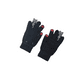 thumbnail image 5 of Guantes de invierno con protección solar a rayas, de jacquard universales, de punto, de color rojo liso, para gatos que comen pescado, 5 of 5