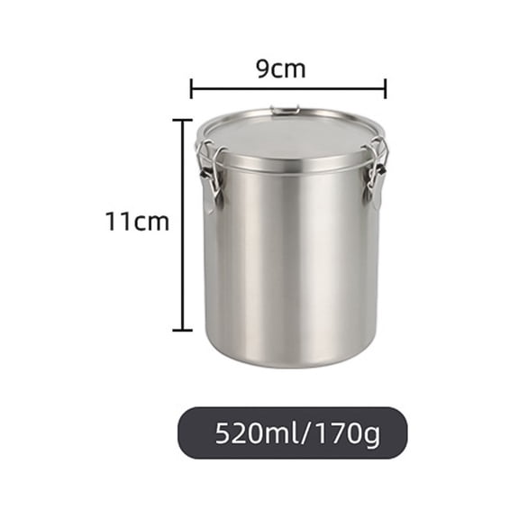 520/1000/1600/2500Ml Stainless Steel Tanks Sealed Kitchen Food Storage Container