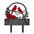 thumbnail image 6 of Cemetery Memorial Sign Marker, Metal Cardinal Remembrance Garden Stake, Sympathy Grave Decoration for Loss of Loved Ones, 6 of 9