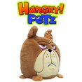 thumbnail image 3 of Hangry Petz: Charlie Bulldog - 12" Brown Animal Plush, Squeeze Tummy For Sounds, Hungry Angry Expression, Embroidered Face, Soft Round Companion, Kids, 3 of 12
