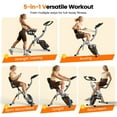 thumbnail image 3 of YOSUDA 5in1 Folding Exercise Bike Indoor Exercise Bicycle with 16-Level Magnetic Resistance and 330LB Capacity, 3 of 9