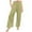 Mint Green, variant on Coerni Teen Girls Capri Pants Casual Cotton Linen Wide Leg High Waisted Sweatpants Kids Y2K Palazzo Athletic Soft Trousers