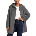 thumbnail image 2 of Ashirexll Womens Winter Coats, Womens Fleece Coats, Winter Double Sided Fleece Long Sleeve Hooded Warm Jacket for All, 2 of 7