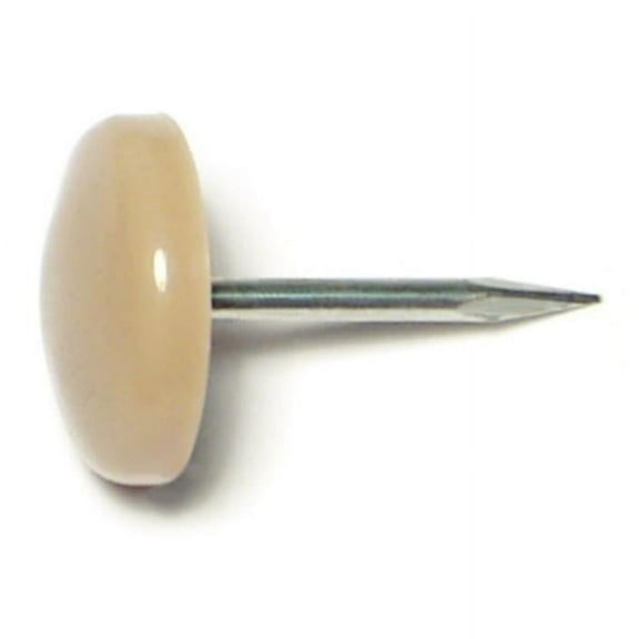 5/8" Beige Plastic Domed Tack Glides NTGDP-009 (20 pcs.)