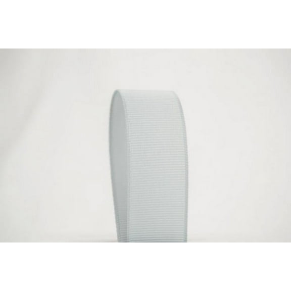 Ribbon Bazaar Solid Grosgrain Ribbon 1/4 inch Silver 50 yards 100% Polyester