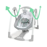 Ingenuity 2-in-1 Portable Baby Swing & Infant Seat with Vibrations and Music, Unisex, Swell