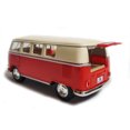 thumbnail image 2 of Kinsmart 5" Die-cast: 1962 VW Classic Bus with Beige Top (Red) 1/32 Scale, 2 of 5