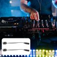 thumbnail image 4 of ELAYARD 2Pcs Music Instrument Connection Effector Battery Cable Black PVC For Musicians, 4 of 7