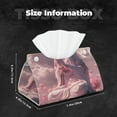 thumbnail image 4 of Kdxio Pink Lotus Buddha Print Tissue Box Cover,Modern PU Leather Rectangular Tissue Box Holder for Bathroom Living Room Bedroom Office Desk Car Home, 4 of 6