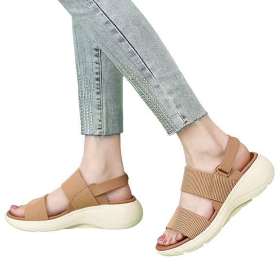 Mostsola Platform Sandals for Women Casual Lightweight Anti Slip Comfortable Athletic Walking Shoes