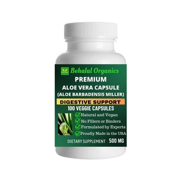 AloeÂ Vera 100 Quick Release Capsules - 500mg Per Capsule