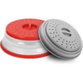 thumbnail image 1 of 2 Pack Collapsible Microwave Cover for Food Splatter, Microwave Splatter Cover Free, Microwave Plate Cover Guard Lid, Microwave Food Cover Steam Vents Keeps Microwave Oven Clean, 1 of 5