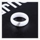 thumbnail image 3 of Anillo de circón de cristal Minnieouse Lazo de cerámica Blanco Negro, 3 of 6