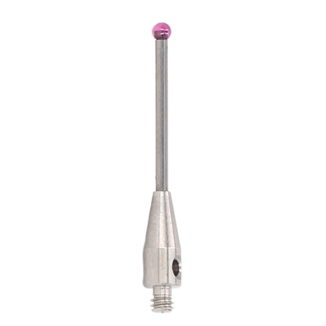 Sonda táctil CMM, aguja roja resistente al desgaste, varilla de carburo de tungsteno, alta rigidez, herramientas para máquinas CMM M2 0034