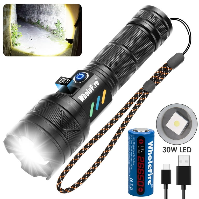 For Dewalt 18V/20V Li-ion Battery LED Work Light 3/4 Inch Flashlight - Foto 9