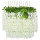 thumbnail image 1 of Vid de flores de simulación, 12 piezas de glicinas artificiales de glicinas artificiales de glicinas artificiales, experiencia incomparable, 1 of 8