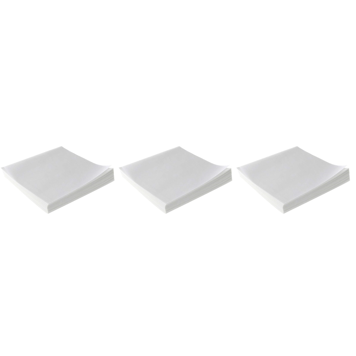 MLINS 1500 Sheets Laboratory Weighing Paper Square Paper Sheets for Samples Transfer