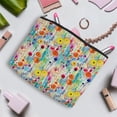 thumbnail image 3 of Bolsas cosméticas Chenyoumaoyi, 3 unidades, 25 x 18 cm, acuarela con flores, 3 of 7